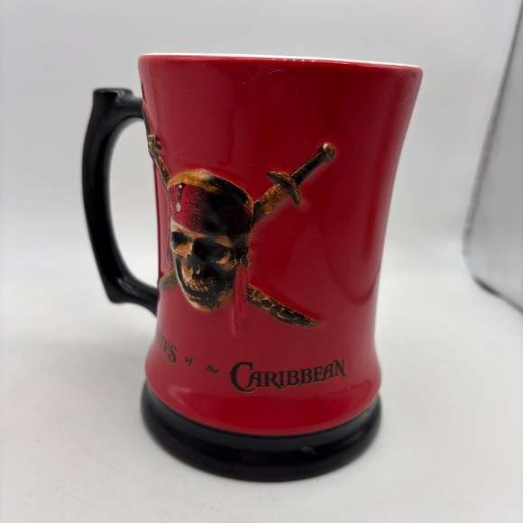 Disney Theme Parks Pirates of the Caribbean Pirate Logo Ceramic Coffee Mug - Picture 6 of 15